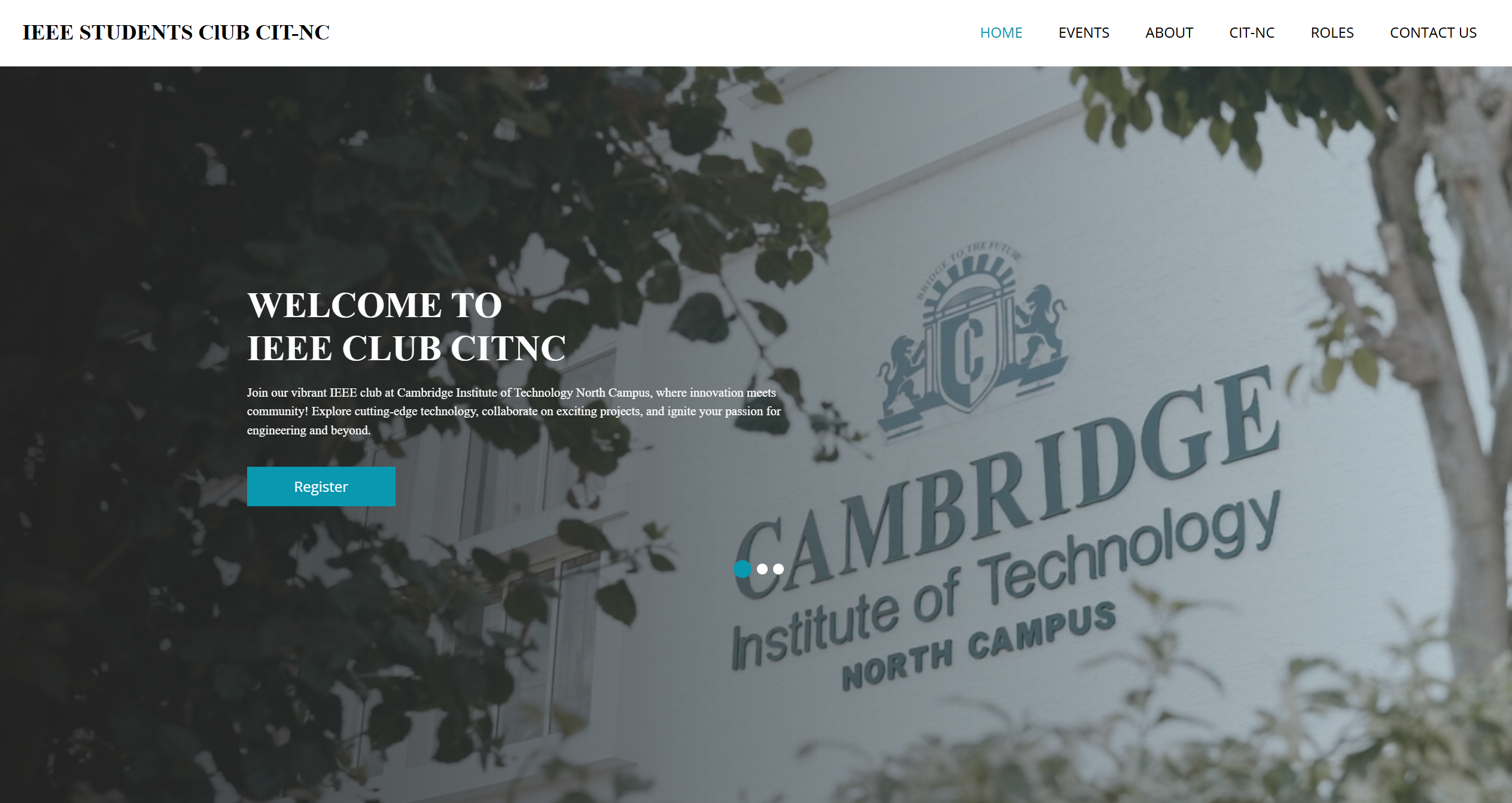 IEEE Student Branch Website